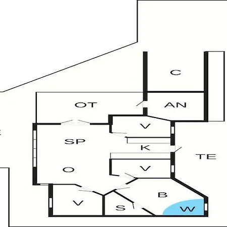 6 Person In Casa de Férias Sjolund